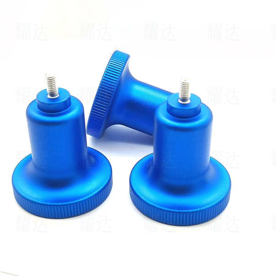 手?jǐn)Q螺釘 碳鋼 不銹鋼 鋁合金 氧化藍(lán)色 平頭滾花手?jǐn)Q臺階螺絲釘